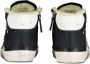 Philippe Model Zwarte High Top Sneakers met Distressed Details Black Heren - Thumbnail 12