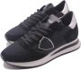 Philippe Model Bekijk hier de Tzld-tropez X 2113 BASIC NOIR ARGENT van by SHUZ sneakers lage-sneakers dames 2113 BASIC NOIR ARGENT Suede Comb - Thumbnail 3