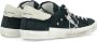 Philippe Model Paris X Leren Sneakers in Zwart Gebruikt Effect Black Heren - Thumbnail 3