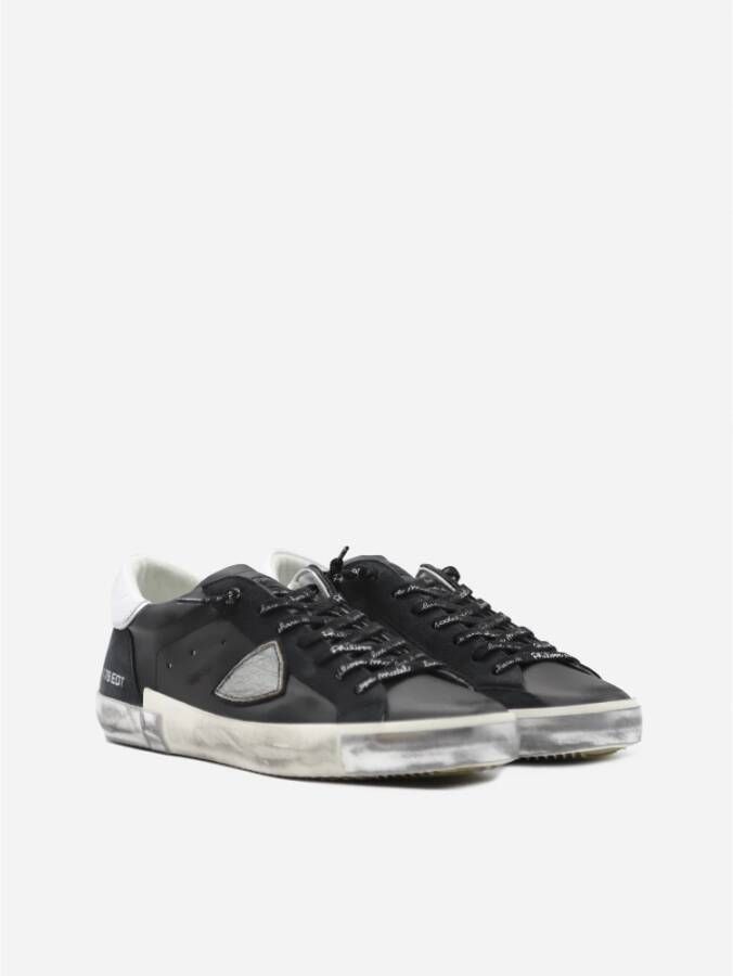 Philippe Model Retro Charm Sneakers Zwart Heren