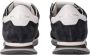 Philippe Model Grijze Leren Sneakers met Roze Details Black Heren - Thumbnail 5