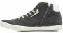 Philippe Model Zwarte High Top Sneakers met Distressed Details Black - Thumbnail 8