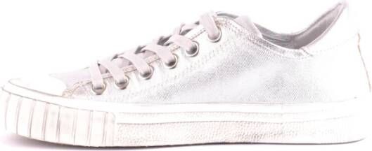 Philippe Model Glitter lage sneakers voor vrouwen Wit Dames