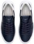 Philippe Model Stedelijke Leren Sneaker met Contrast Kraag Black Heren - Thumbnail 3