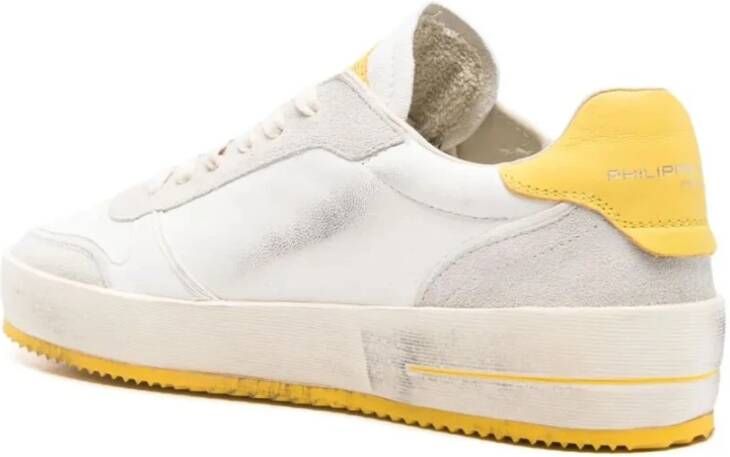 Philippe Model Stijlvolle lage sneakers voor mannen Multicolor Heren