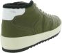 Philippe Model Stijlvolle Mid-Top Schoenen Green Heren - Thumbnail 4