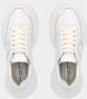 Philippe Model Logo Sneakers met Leren Bovenwerk en Rubberen Zool White Dames - Thumbnail 6