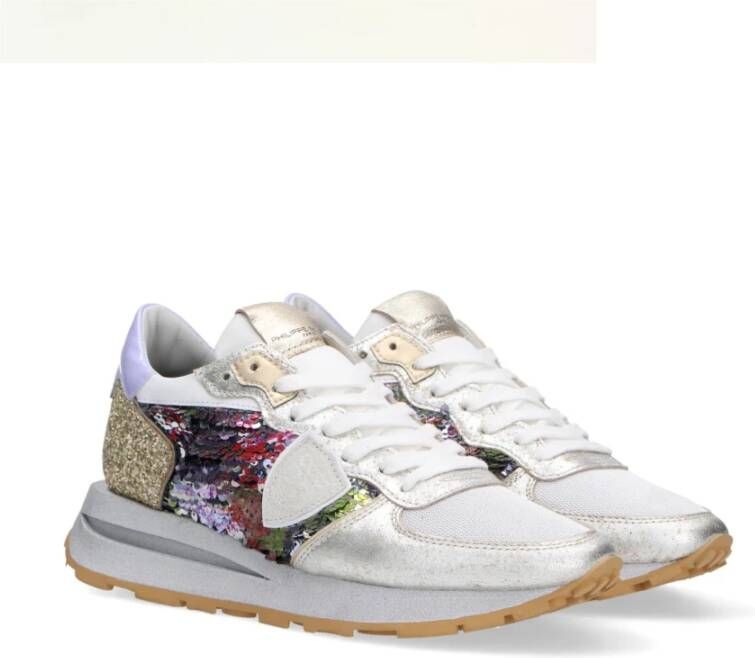 Philippe Model Stijlvolle Sneaker voor Heren Multicolor Dames