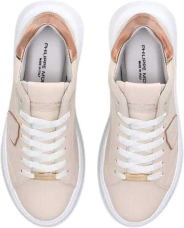 Philippe Model Stijlvolle Sneakers Beige Dames