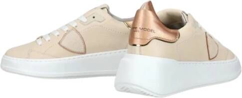 Philippe Model Stijlvolle Sneakers Beige Dames