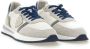 Philippe Model Tropez 2.1 Low Mondial Pop Wit Blauw Sneakers White Heren - Thumbnail 10