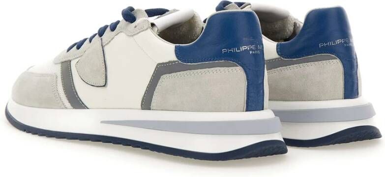 Philippe Model Stijlvolle Sneakers Blue Heren