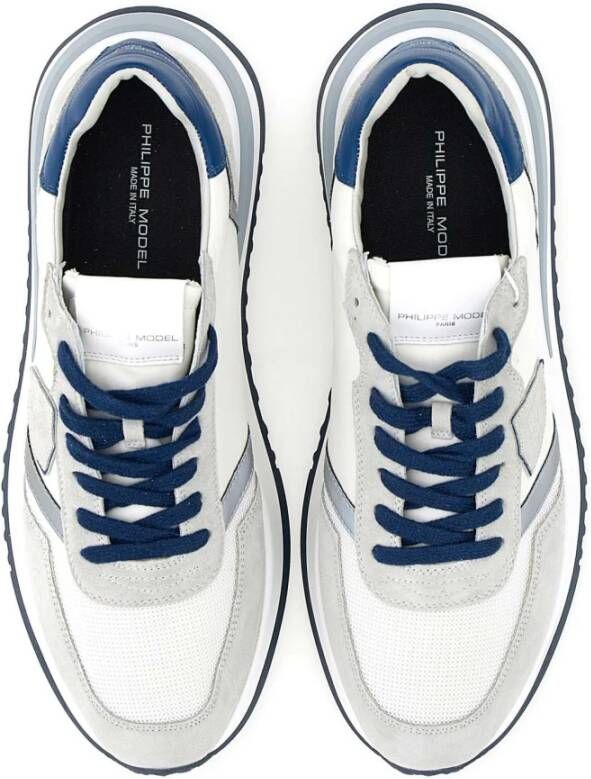 Philippe Model Stijlvolle Sneakers Blue Heren