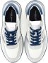 Philippe Model Tropez 2.1 Low Mondial Pop Wit Blauw Sneakers White Heren - Thumbnail 14