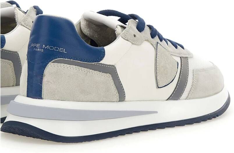 Philippe Model Stijlvolle Sneakers Blue Heren