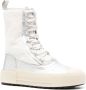 Philippe Model Sneakers Paris Haute Tennis Women Zwart Zilver White Dames - Thumbnail 3