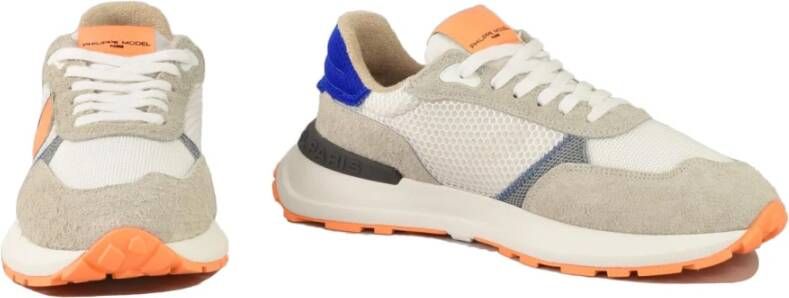 Philippe Model Stijlvolle Sneakers met Rubberen Zool Multicolor Heren