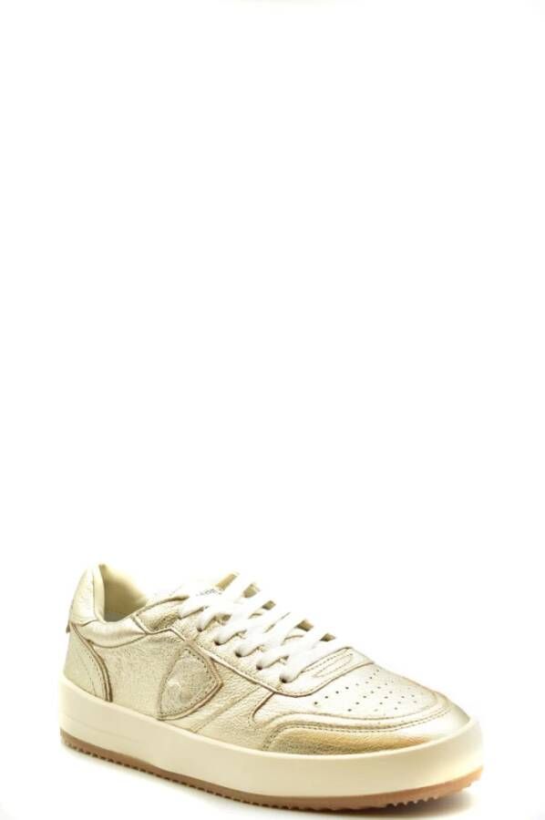 Philippe Model Stijlvolle Sneakers voor dagelijks gebruik Yellow Dames