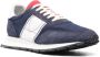 Philippe Model Suède Logo Sneakers Rubberen Zool Blue Heren - Thumbnail 5
