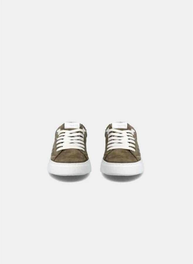 Philippe Model Stijlvolle Sneakers voor Mannen en Vrouwen Groen Heren