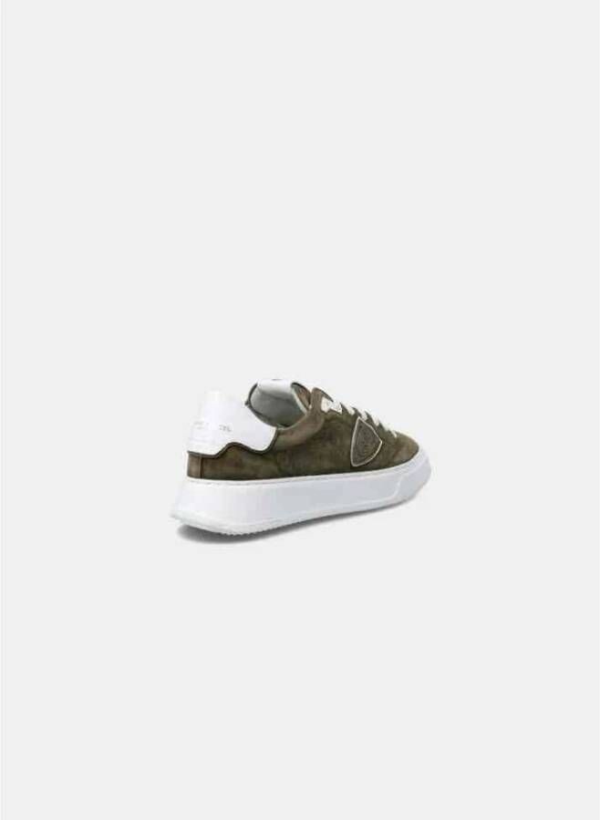 Philippe Model Stijlvolle Sneakers voor Mannen en Vrouwen Groen Heren
