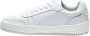 Philippe Model Witte Sneakers met Logo Patch en Contrasterende Hiel White - Thumbnail 46