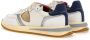 Philippe Model Casual Tropez 2.1 Sneakers Wit Blauw Rood Multicolor Heren - Thumbnail 7