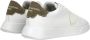 Philippe Model Witte Lage Sneakers met Bovenwerk van Kalfsleer White Heren - Thumbnail 2
