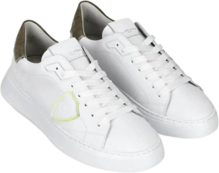 Philippe Model Stijlvolle Sneakers White Heren