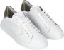 Philippe Model Witte Lage Sneakers met Bovenwerk van Kalfsleer White Heren - Thumbnail 4