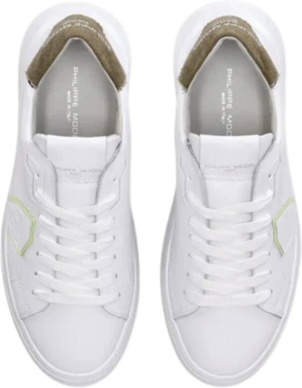 Philippe Model Stijlvolle Sneakers White Heren