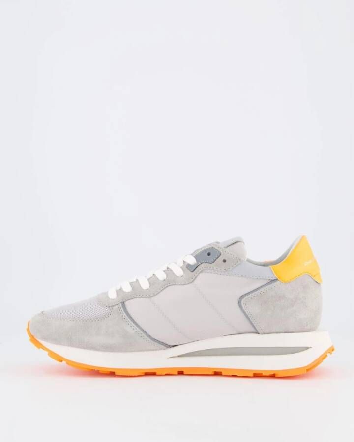 Philippe Model Stijlvolle Tropez Haute Low Sneakers Gray Heren