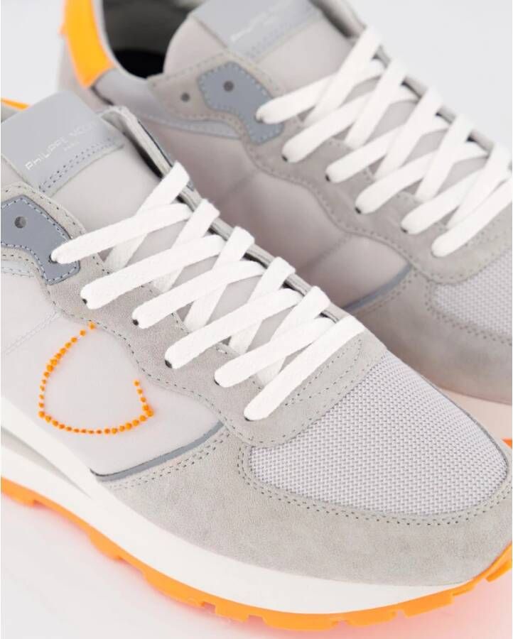 Philippe Model Stijlvolle Tropez Haute Low Sneakers Gray Heren