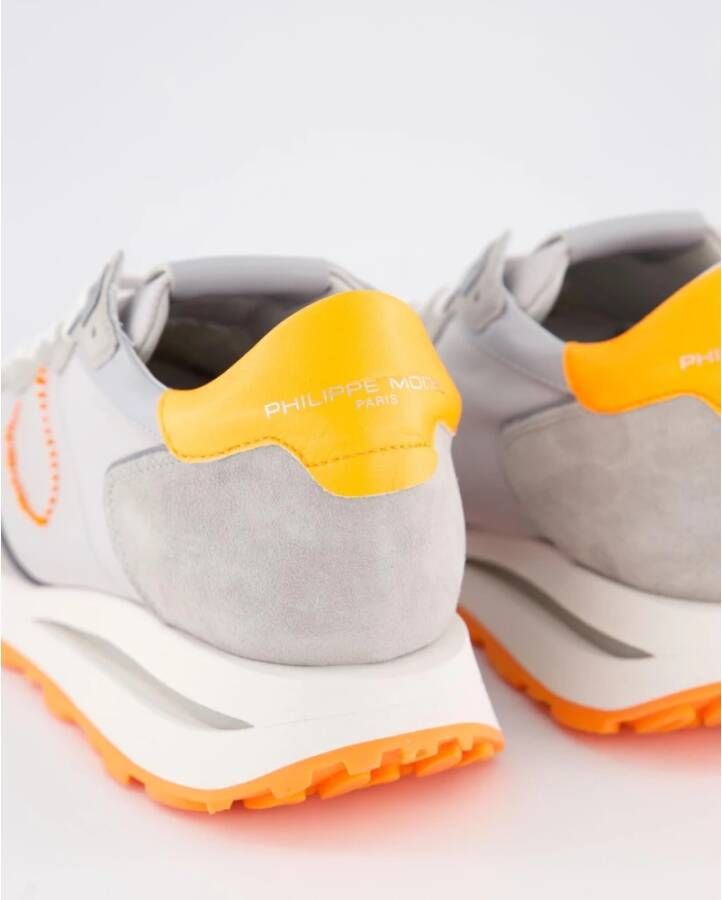 Philippe Model Stijlvolle Tropez Haute Low Sneakers Gray Heren