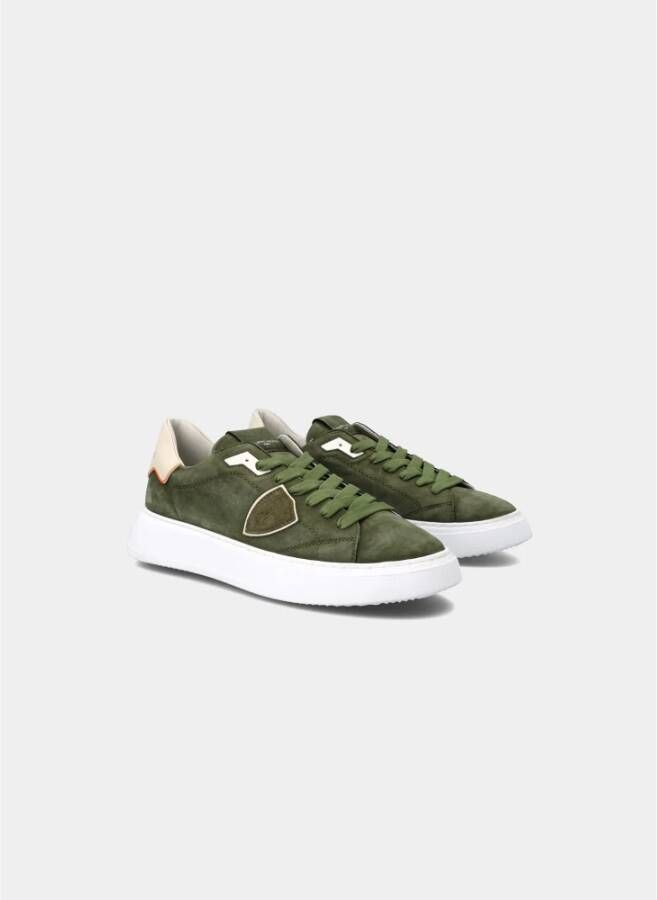 Philippe Model Temple Lage Herensneakers Groen Heren