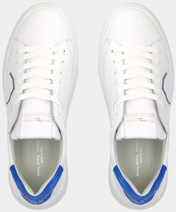 Philippe Model Temple Lage Sneaker voor Mannen Wit Heren