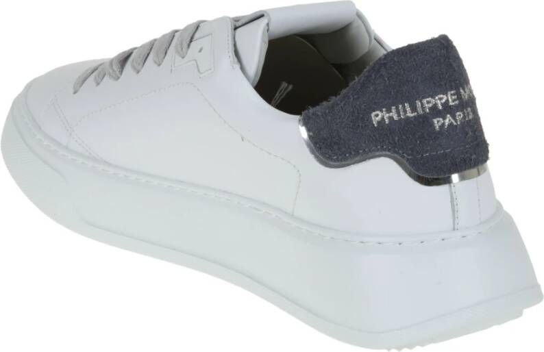 Philippe Model Temple LOW MAN Sneakers Wit Heren