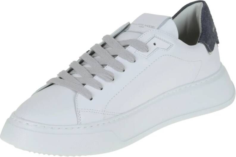 Philippe Model Temple LOW MAN Sneakers Wit Heren