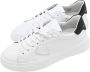 Philippe Model Temple Low Sneakers in Wit Zwart Multicolor Heren - Thumbnail 3