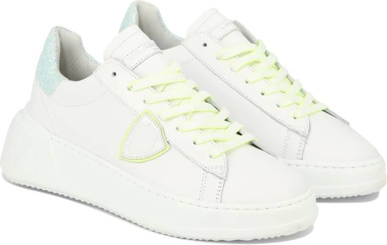 Philippe Model Tres Temple Leren Sneakers White Dames