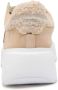 Philippe Model Beige Sneakers met Faux-Shearling Trim Beige Dames - Thumbnail 7