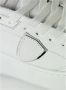 Philippe Model Witte Sneakers met Contrastdetails en Spiegelende Leren Randen White Dames - Thumbnail 11