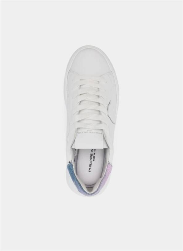 Philippe Model Lage Leren Sneakers voor Vrouwen White Dames