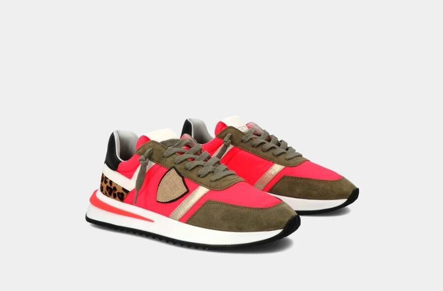 Philippe Model Tropez 2.1 Pop Sneakers Rood Dames