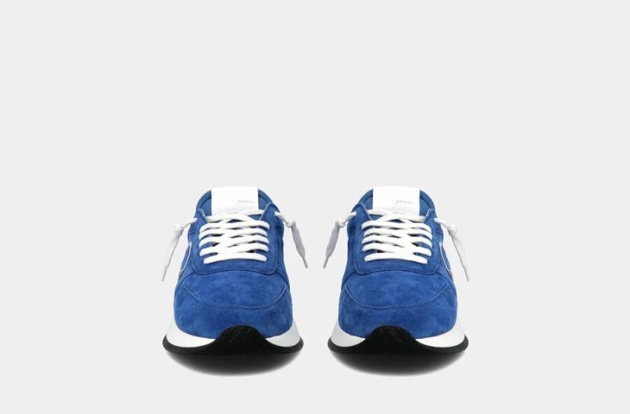 Philippe Model Tropez 2.1 Daim Lage Sneakers Blauw Heren