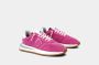 Philippe Model Tropez 2.1 Daim Lave Fucsia Sneakers Roze Dames - Thumbnail 2