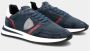 Philippe Model Heren Tropez 2.1 Sneaker Blauw Rood Blue Heren - Thumbnail 3