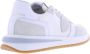 Philippe Model Stijlvolle witte sneakers voor de moderne man Wit Heren - Thumbnail 3