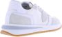 Philippe Model Ivoor Leren Sneakers met Contrasterende Details Beige - Thumbnail 3