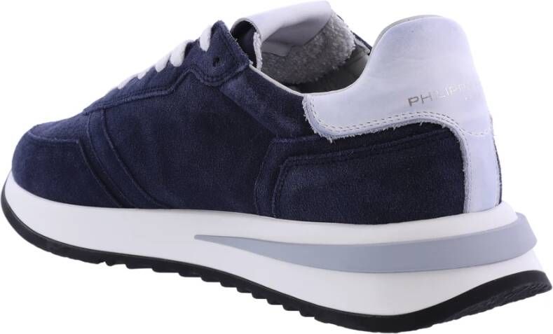 Philippe Model Tropez 2.1 Low Man Synthetische Schoenen Blauw Heren